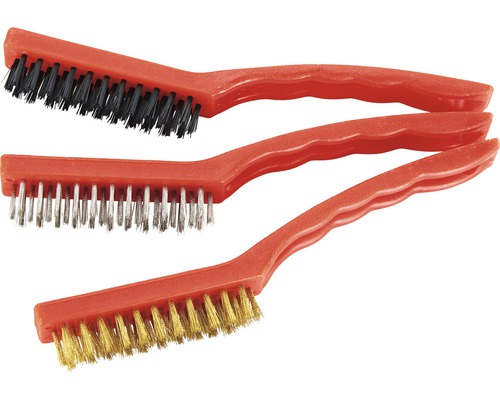 Lot de 3 brosses métalliques-0