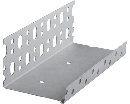 CATNIC Sockelprofil Aluminium für Fassadendämmung und WDVS System 100 mm 2500 x 103 mm