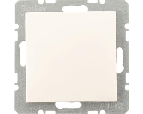 Berker 10098989 plaque d’obturation avec partie centrale S1 blanc polaire brillant