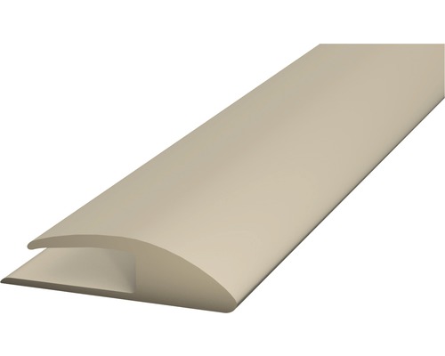 Einschubprofil einseitig Weich-PVC beige selbstklebend 30 x 1000 mm-0