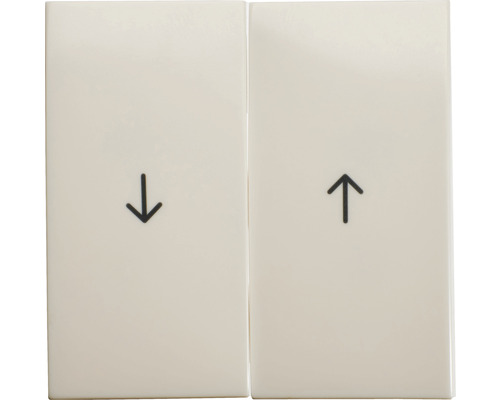 Berker 16258989 bascule store vénitien double avec impression symbole flèche S1 blanc polaire brillant