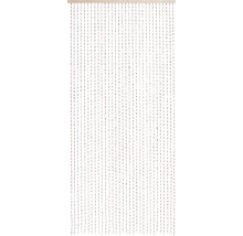 Rideau de porte perles en bois Dehli 90x200 cm-thumb-0