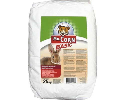 Nourriture pour lapin Mr. Corn pellets, 25 kg