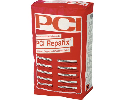 PCI Repafix Reparatur- und Modelliermörtel für Böden, Treppen und Wände aus Beton 5 kg