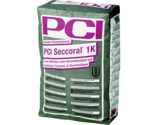 PCI Seccoral 1K Flexible Dichtschlämme zum Abdichten grau 15 kg