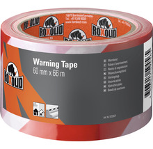 ROXOLID Warning Tape ruban d'avertissement rouge/blanc 60 mm x 66 m -  HORNBACH Luxembourg