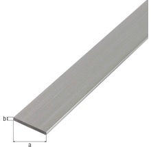 Profilé plat en aluminium 20x5 mm, 1 m-thumb-1