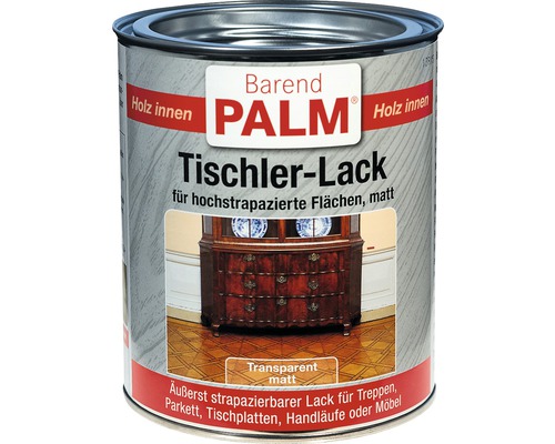 Tischlerlack Parkettlack Barend Palm matt 750 ml