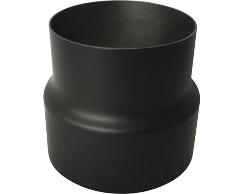Ofenrohr Reduzierung Ø180 auf 150mm 2mm senotherm lackiert schwarz