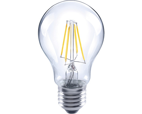 Lampe LED FLAIR A60, filament transparent E27/6W(60W), 810 lm 2700 K, blanc chaud