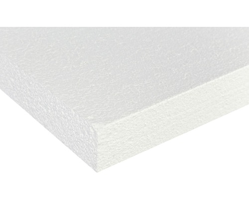 Panneau isolant de façade en polystyrène PSE ITE bord lisse catégorie de conductivité thermique 035 1000 x 500 x 100 mm (1 pce = 0,5 m² 1 paquet = 2 m²)