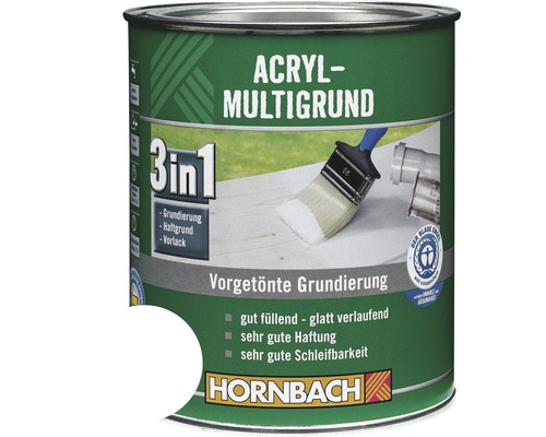 Enduit acrylique multi-supports HORNBACH blanc 750 ml