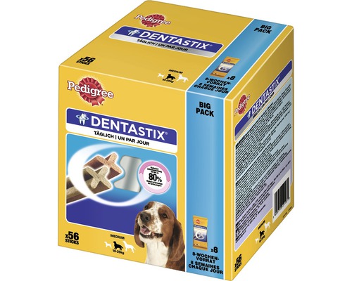 Hundesnack Pedigree Dentastix 56 Sticks für mittelgroße Hunde Hundesnack Pedigree Dentastix 56 Sticks für mittelgroße Hunde