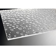 Seitenwand für Falttür Breuer Fara 4 80 cm Kunstglas Perle Profilfarbe silber matt-thumb-3