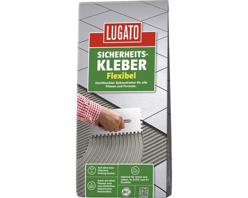 Fliesenkleber Lugato Sicherheitskleber Flexibel 5 kg