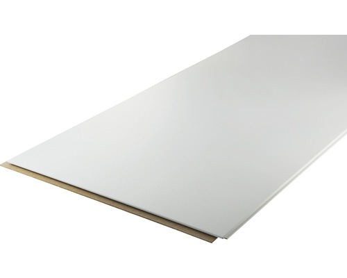 Coverboard à haute brillance blanc 12x620x2600 mm