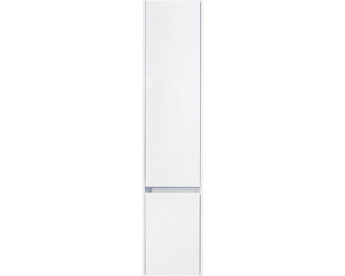 Armoire haute Dante blanc brillant 160x35x35 cm