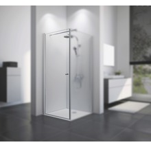 Porte pivotante pour paroi latérale Breuer Elana 8 800x2000 mm en verre véritable transparent clair alu nature-thumb-0