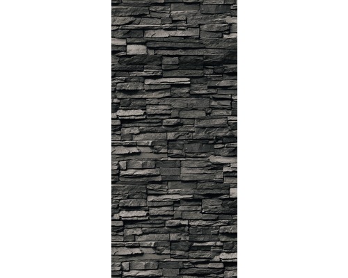 Duschrückwand Schulte Decodesign Dekor Stein Verblender anthrazit 100x255 cm
