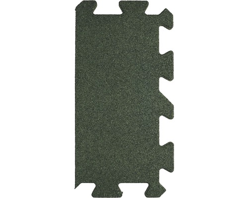 Dalle de protection anti-chute puzzle bord 26,7x50x2,5 cm vert