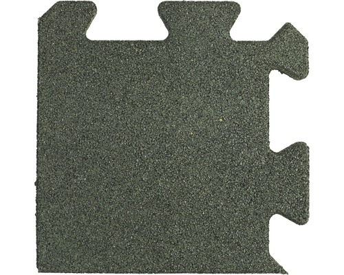 Dalle de protection anti-chute puzzle coin 26,7x25x2,5 cm vert