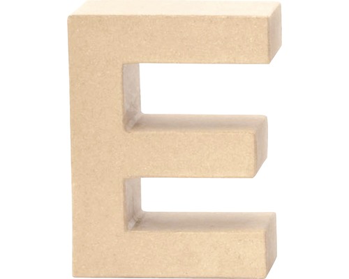 Lettre E carton 17.5x5.5 cm