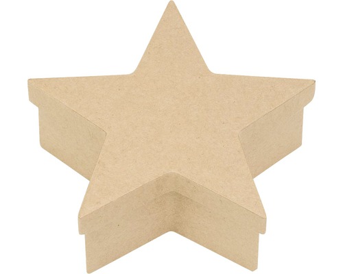 Caisse étoile carton 18x17.2x6.5 cm