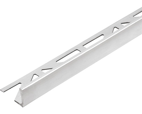 Profilé d'angle de finition Dural Durosol aluminium longueur 100 cm hauteur 8 mm