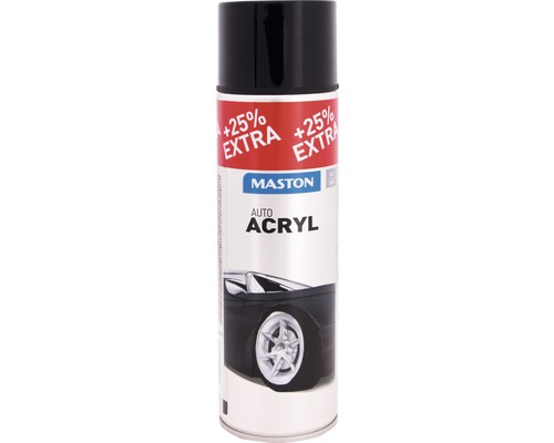 Spray de protection pour métaux AutoACRYL Maston lisse noir 500 ml