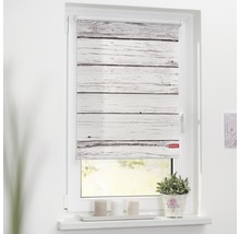 Store à clipser Lichtblick sans vissage planches blanc 100x150 cm, supports de serrage compris-thumb-0