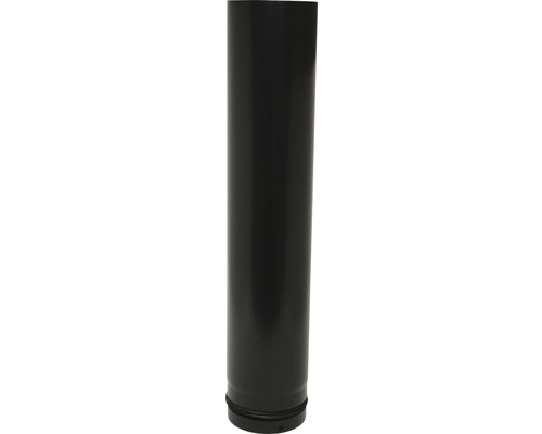 Conduit de poêle à pellets Ø 100 mm 1 m noir