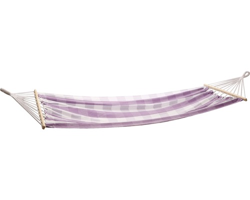 Hamac Garda Comfort coton 100x200 cm violet à carreaux