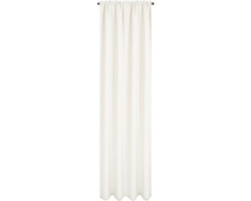 Vorhang mit Universalband Silk off beige 130x280 cm