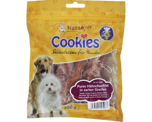 Hundesnack Cookies Hähnchenfiletstreifen 200 g