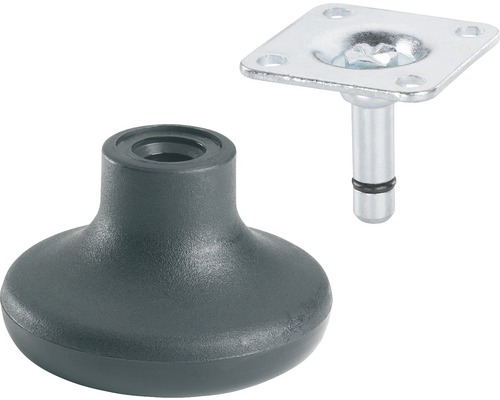 PP-Gleiter Tarrox 50 mm, Platte 38x38 mm, PK12