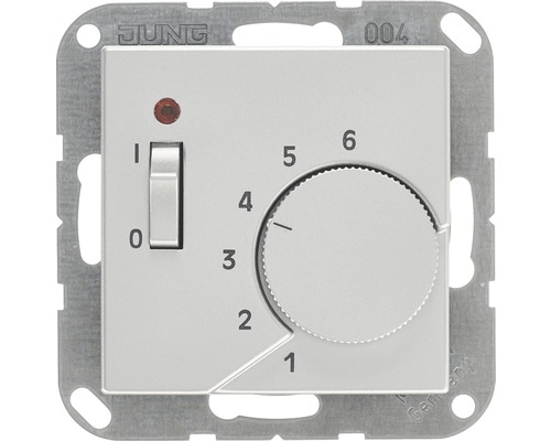 Mécanisme d'ouverture de thermostat d'ambiance Jung A500/A plus TRA241AL aluminium