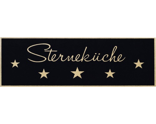Paillasson anti-salissures Cook&Wash Sternenküche noir 50x150 cm