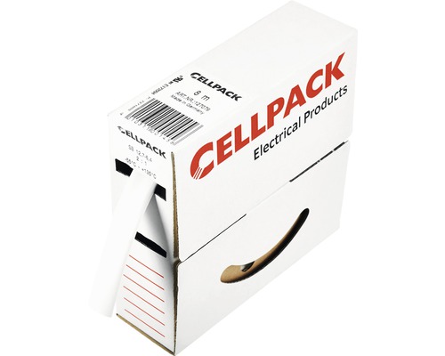 Tuyau thermorétractable 12,7-6,4 blanc Cellpack SB12WS, article au mètre sur mesure disponible dans votre magasin Hornbach