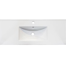 Kit de meubles de salles de bain Stretto chêne gris 100x195 cm-thumb-1