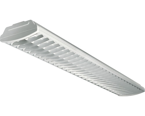 Luminaire à grille G13 IP20 2x36 à 2 ampoules, blanc, L 1.250 mm