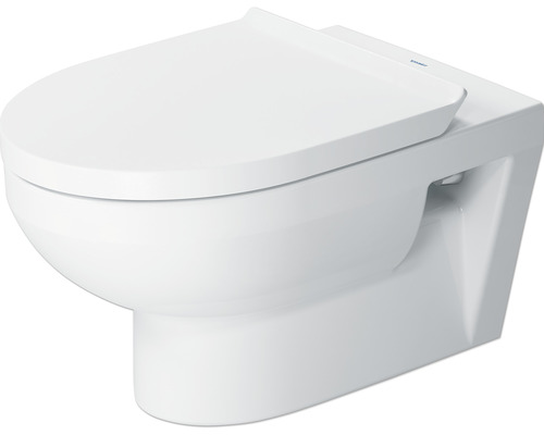 Ensemble WC suspendu sans bride de rinçage DURAVIT Durastyle Rimless blanc 45620900A1