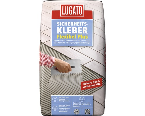 Fliesenkleber Lugato Sicherheitskleber Flexibel Ultra Plus 18 kg