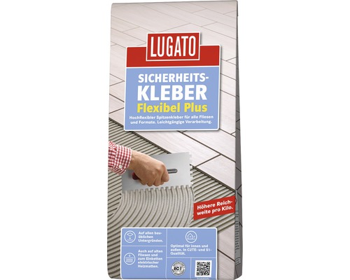 Fliesenkleber Lugato Sicherheitskleber Flexibel Ultra Plus 3,5 kg