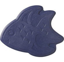 Mini Tapis antidérapant pour baignoire RIDDER poissons 11 x 13 cm bleu marine-thumb-0