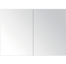 Spiegelschrank 2-türig mit Doppelseitige Spiegeltüren Eiche natur 100x65x13 cm-thumb-0
