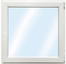 Fenêtre en PVC ARON Basic blanc 800x850 mm tirant droit-thumb-0