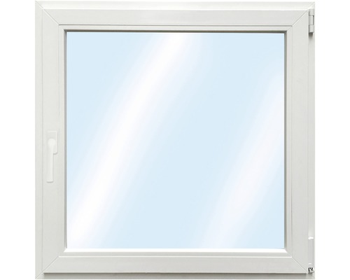 Fenêtre en PVC ARON Basic blanc 850x850 mm tirant droit-0