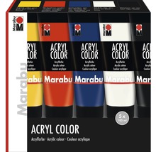 Kit de peinture acrylique pour artiste Marabu Acryl Color 5x 100 ml-thumb-0