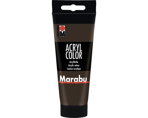 Peinture acrylique pour artiste Marabu Acryl Color 045 marron foncé 100 ml-0