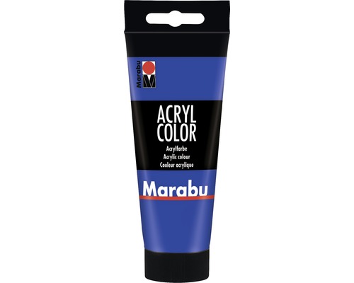Peinture acrylique pour artiste Marabu Acryl Color 055 bleu outremer 100 ml-0